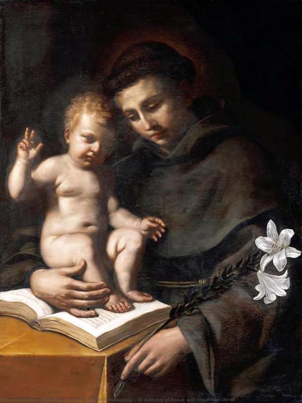 Sant'Anotnioda Padova - dipinto del Guercino